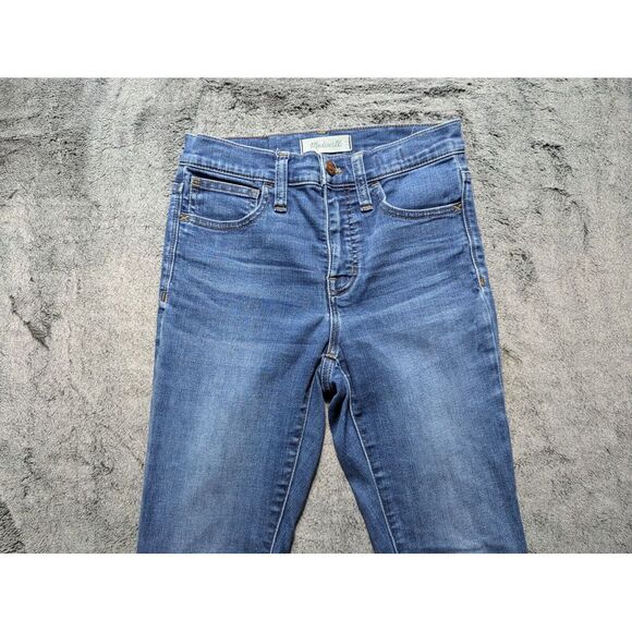 Madewell Roadtripper Skinny Jeans Women's Size 24 Medium Wash - Picture 3 of 14